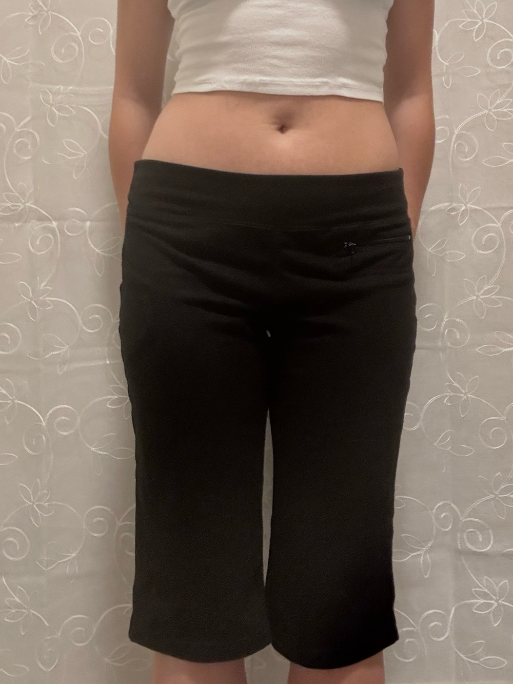 Reitmans Women's Black Capri Pants Size petite medium
